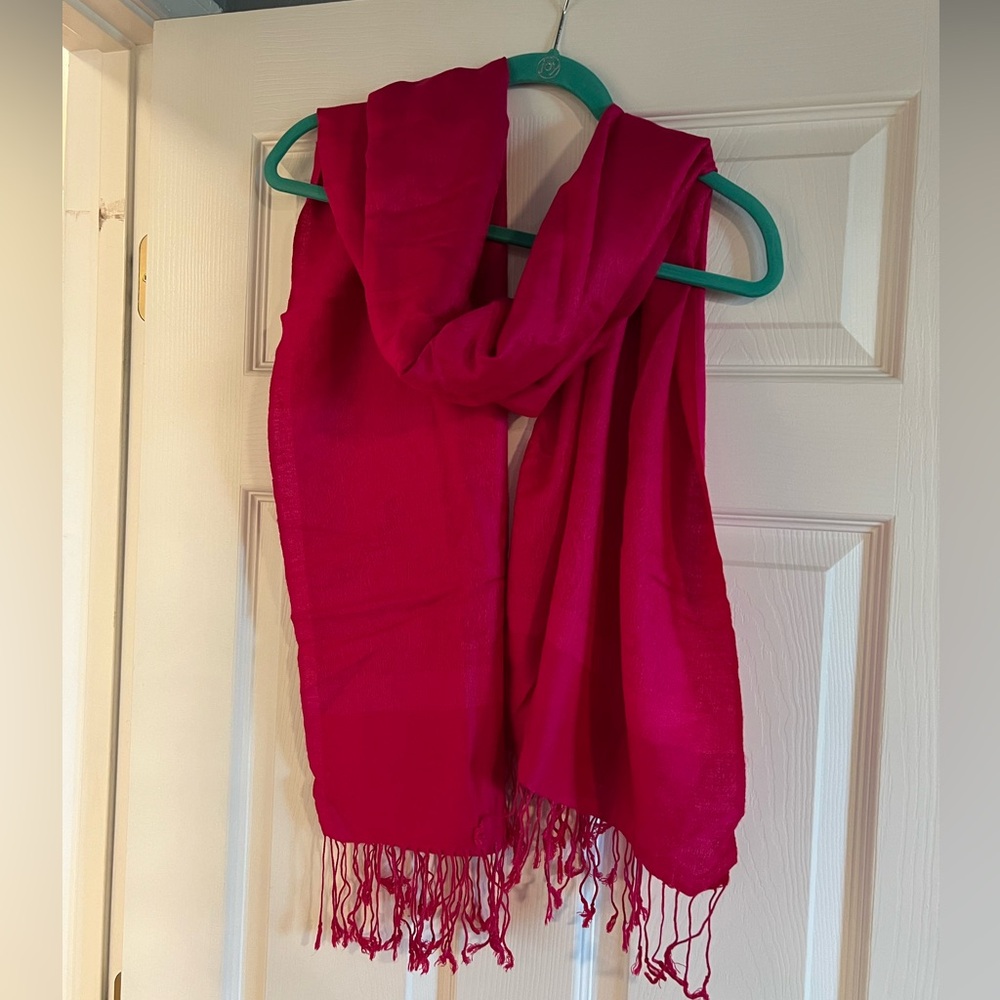 Pashmina magenta colored scarf